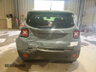 2017 Jeep Renegade Latitude with VIN ZACCJBBB5HPE48244, listed as a Copart auction lot 57561845 with 100,927 mi miles and Salvage title. Bid and sale history available at DreamBid. Image 6.