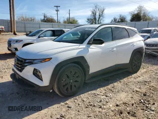 2022 Hyundai Tucson N Line with VIN KM8JF3AE7NU111929, listed as a Copart auction lot 83697064 with 24,653 mi miles and Salvage Title. Bid and sale history available at carsss.com. Image 1.