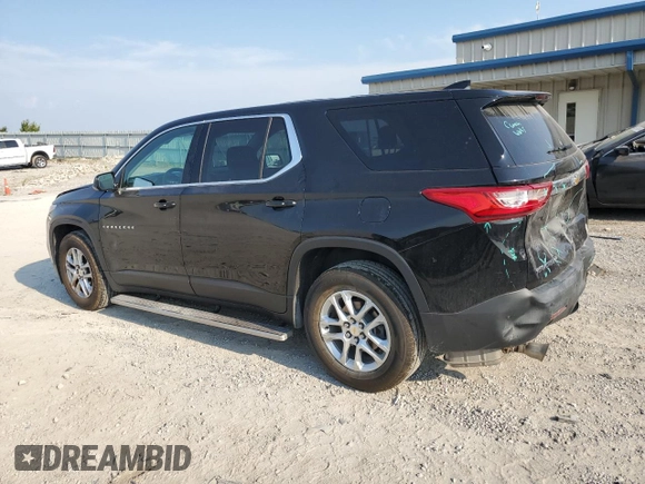 2018 Chevrolet Traverse LS with VIN 1GNEVLKW3JJ200822, listed as a Copart auction lot 69265254 with 128,829 mi miles and Salvage Title. Bid and sale history available at carsss.com. Image 2.
