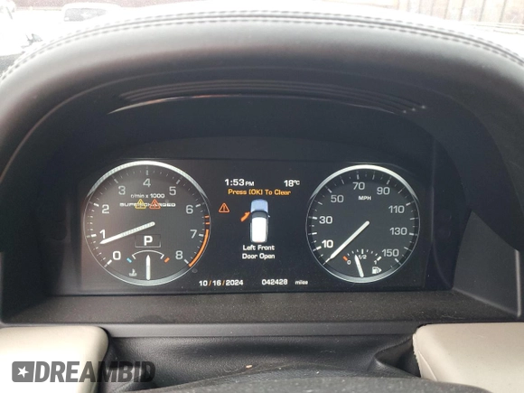 2011 Land Rover Range Rover SC Autobiography z VIN SALMP1E47BA332683, wystawiony jako Copart lot #76619904 z przebiegiem 42 428 mil mil oraz Szkoda całkowita • Salvage title. Historia ofert i sprzedaży dostępna na DreamBid. Obrazek 9.