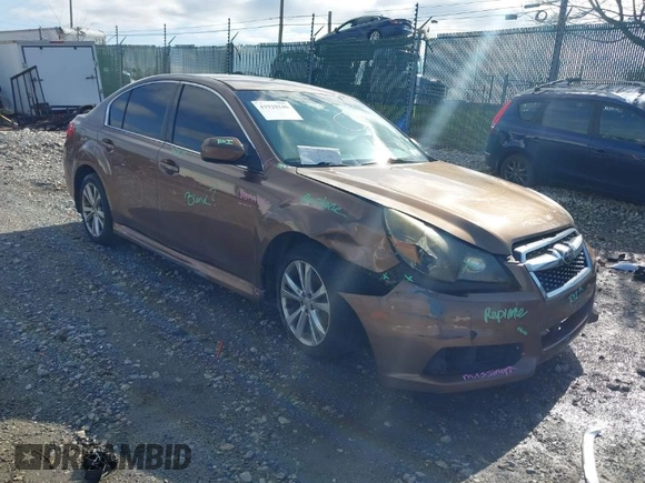 2013 Subaru Legacy Premium with VIN 4S3BMBC64D3014402, listed as a IAAI auction lot 41920146 with Not Provided miles and . Bid and sale history available at DreamBid. Image 1.