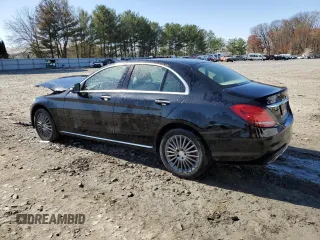 2015 Mercedes-Benz C-Class C 300 Luxury with VIN 55SWF4KB0FU033880, listed as a Copart auction lot 52429185 with 124,102 mi miles and Salvage Title. Bid and sale history available at carsss.com. Image 2.