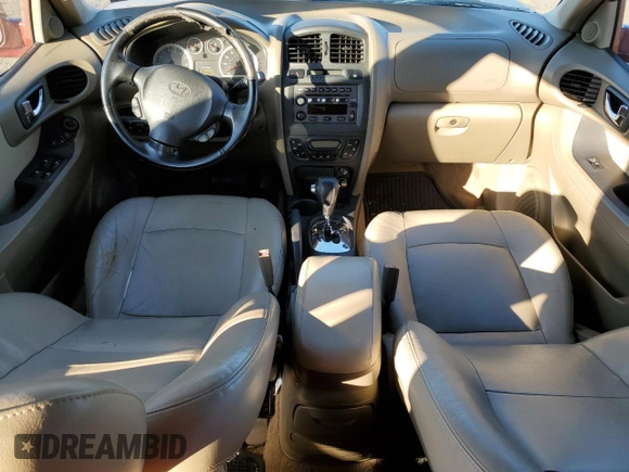 2005 Hyundai Santa Fe GLS with VIN KM8SC73E75U880755, listed as a Copart auction lot 77451484 with 185,290 mi miles and Salvage Title. Bid and sale history available at carsss.com. Image 8.