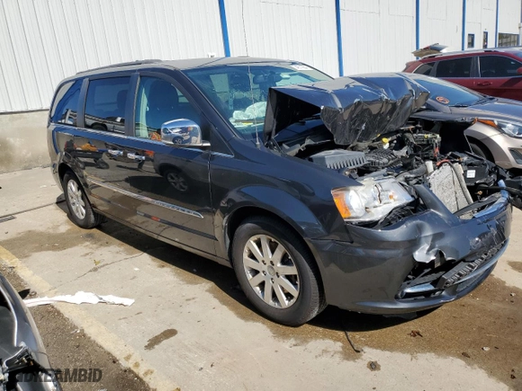 2012 Chrysler Town & Country Touring-L with VIN 2C4RC1CG3CR364274, listed as a Copart auction lot 74671664 with 123,416 mi miles and Salvage Title. Bid and sale history available at carsss.com. Image 4.
