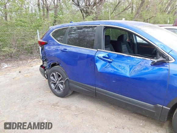 2022 Honda CR-V EX z VIN 7FARW2H55NE018038, wystawiony jako IAAI lot #42066301 z przebiegiem 33 197 mil mil oraz . Historia ofert i sprzedaży dostępna na DreamBid. Obrazek 6.