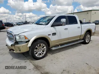 2014 Ram 1500 Longhorn with VIN 1C6RR6PT6ES159592, listed as a Copart auction lot 56402895 with 157,158 mi miles and Salvage title. Bid and sale history available at DreamBid. Image 1.