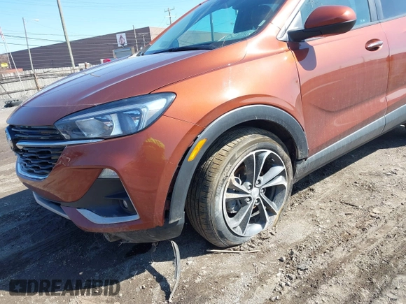 2021 Buick Encore GX Select with VIN KL4MMDSLXMB066791, listed as a IAAI auction lot 41966415 with 40,146 mi miles and . Bid and sale history available at DreamBid. Image 6.