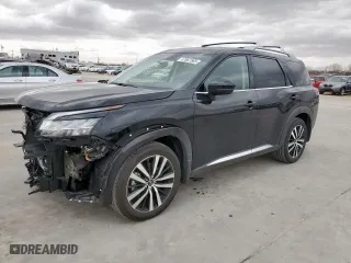 2024 Nissan Pathfinder Platinum with VIN 5N1DR3DG3RC301322, listed as a Copart auction lot 47667565 with 3,191 mi miles and Salvage Title. Bid and sale history available at carsss.com. Image 1.