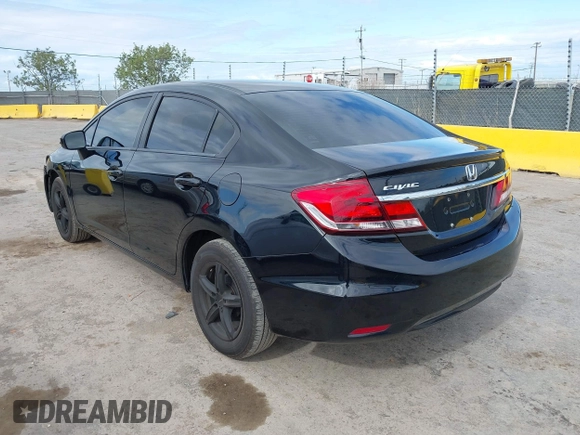 2014 Honda Civic Sedan LX with VIN 19XFB2F57EE206630, listed as a IAAI auction lot 42114435 with 188,468 mi miles. Bid and sale history available at carsss.com. Image 3.