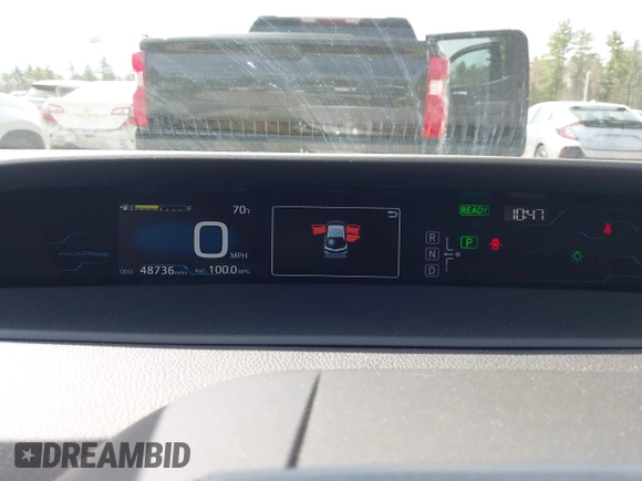 2018 Toyota Prius Plus with VIN JTDKARFP5J3091877, listed as a IAAI auction lot 42129355 with 48,736 mi miles and . Bid and sale history available at DreamBid. Image 7.