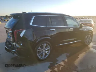 2020 Cadillac XT6 FWD Premium Luxury with VIN 1GYKPCRS2LZ183664, listed as a Copart auction lot 74754244 with 42,532 mi miles and Salvage Title. Bid and sale history available at carsss.com. Image 3.