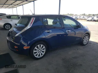 2016 Nissan LEAF S with VIN 1N4BZ0CPXGC315085, listed as a Copart auction lot 61111805 with 65,201 mi miles and Salvage title. Bid and sale history available at DreamBid. Image 3.