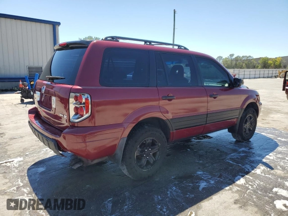 2005 Honda Pilot LX z VIN 2HKYF18115H559023, wystawiony jako Copart lot #49797835 z przebiegiem 206 339 mil mil oraz Szkoda całkowita • Salvage title. Historia ofert i sprzedaży dostępna na DreamBid. Obrazek 3.