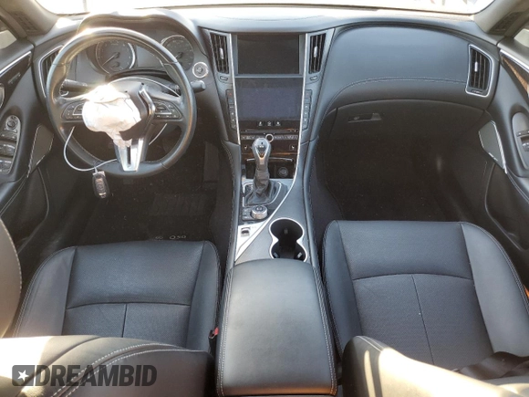 2021 Infiniti Q50 Signature Edition with VIN JN1EV7CP8MM702951, listed as a Copart auction lot 80562724 with 65,016 mi miles and Salvage title. Bid and sale history available at DreamBid. Image 8.