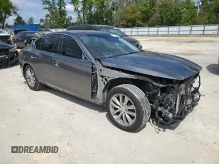 2017 Infiniti Q50 Premium z VIN JN1EV7APXHM732252, wystawiony jako Copart lot #50937795 z przebiegiem 109 219 mil mil oraz Szkody całkowita. Historia ofert i sprzedaży dostępna na DreamBid. Obrazek 4.