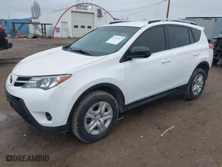 2014 Toyota RAV4 LE with VIN JTMBFREVXEJ002811, listed as a IAAI auction lot 41701317 with 93,032 mi miles. Bid and sale history available at carsss.com. Image 2.