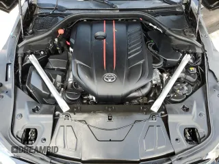 2021 Toyota GR Supra 3.0 with VIN WZ1DB0C00MW042681, listed as a Copart auction lot 59174324 with 7,718 mi miles and Salvage Title. Bid and sale history available at carsss.com. Image 11.