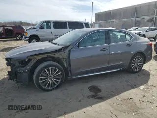 2018 Acura TLX w/Advance Pkg with VIN 19UUB3F7XJA006760, listed as a Copart auction lot 43047455 with 30,299 mi miles and Salvage Title. Bid and sale history available at carsss.com. Image 1.