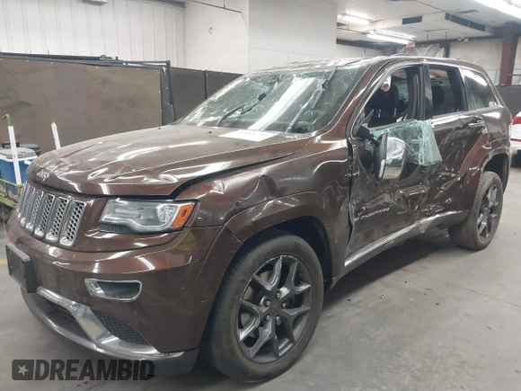 2014 Jeep Grand Cherokee Summit with VIN 1C4RJFJT6EC346575, listed as a IAAI auction lot 41881795 with 148,941 mi miles and . Bid and sale history available at DreamBid. Image 17.