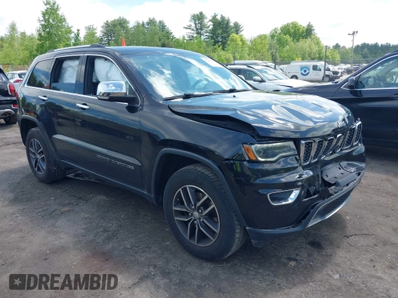 2017 Jeep Grand Cherokee Limited with VIN 1C4RJFBG1HC908923, listed as a IAAI auction lot 42253255 with 97,355 mi miles and . Bid and sale history available at DreamBid. Image 1.