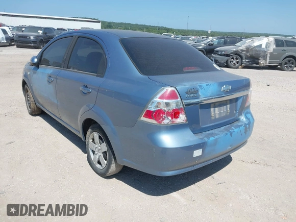 2007 Chevrolet Aveo LS with VIN KL1TD56667B122930, listed as a IAAI auction lot 42802302 with 97,365 mi miles and . Bid and sale history available at DreamBid. Image 3.