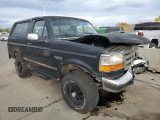 1994 Ford Bronco Custom with VIN 1FMEU15H7RLA79348, listed as a Copart auction lot 76497714 with 204,875 mi miles and Salvage Title. Bid and sale history available at DreamBid. Image 4.
