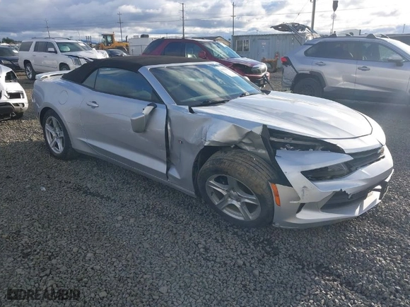 2018 Chevrolet Camaro 1LT with VIN 1G1FB3DX6J0126838, listed as a IAAI auction lot 41682004 with 65,957 mi miles. Bid and sale history available at carsss.com. Image 1.