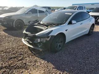 2023 Tesla Model 3 with VIN 5YJ3E1EA3PF512255, listed as a Copart auction lot 53922155 with 67,078 mi miles and Salvage title. Bid and sale history available at DreamBid. Image 1.