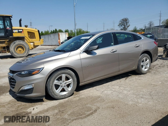 2023 Chevrolet Malibu LS with VIN 1G1ZB5ST6PF119158, listed as a Copart auction lot 53843065 with 23,105 mi miles and Salvage Title. Bid and sale history available at DreamBid. Image 1.
