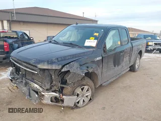 2019 Ford F-150 XL with VIN 1FTFX1E5XKKD99233, listed as a IAAI auction lot 41369349 with 1 mi miles. Bid and sale history available at carsss.com. Image 2.