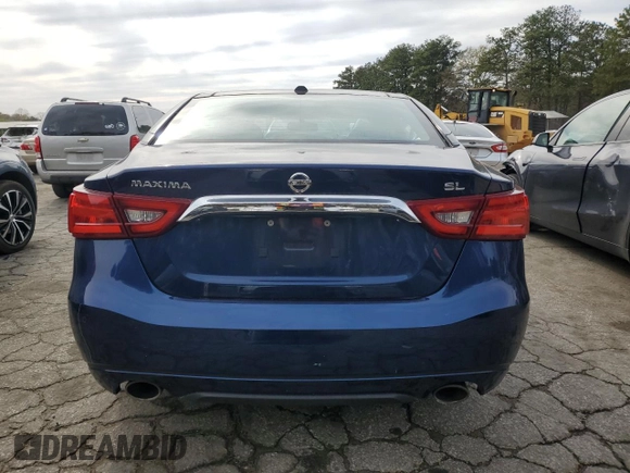 2016 Nissan Maxima S with VIN 1N4AA6AP8GC437341, listed as a Copart auction lot 48378135 with 103,488 mi miles and Salvage Title. Bid and sale history available at DreamBid. Image 6.