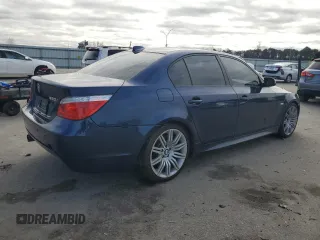 2008 BMW 5 Series 550i with VIN WBANW53538CT54207, listed as a Copart auction lot 85542194 with 153,319 mi miles and Salvage Title. Bid and sale history available at carsss.com. Image 3.