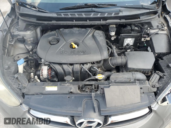 2013 Hyundai Elantra Limited with VIN 5NPDH4AE1DH172008, listed as a Copart auction lot 55026315 with 161,632 mi miles and Salvage Title. Bid and sale history available at DreamBid. Image 11.