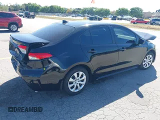 2025 Toyota Corolla LE with VIN 5YFB4MDE4SP230403, listed as a IAAI auction lot 41752177 with 12,414 mi miles. Bid and sale history available at carsss.com. Image 4.