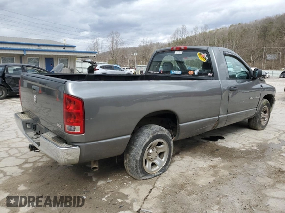 2005 Dodge 1500 SLT with VIN 1D7HA16N85J519734, listed as a Copart auction lot 46169615 with Not Provided miles and Salvage Title. Bid and sale history available at carsss.com. Image 3.