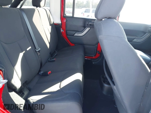 2018 Jeep Wrangler JK Unlimited Sport with VIN 1C4BJWDG9JL874850, listed as a IAAI auction lot 41482613 with 80,669 mi miles. Bid and sale history available at carsss.com. Image 8.
