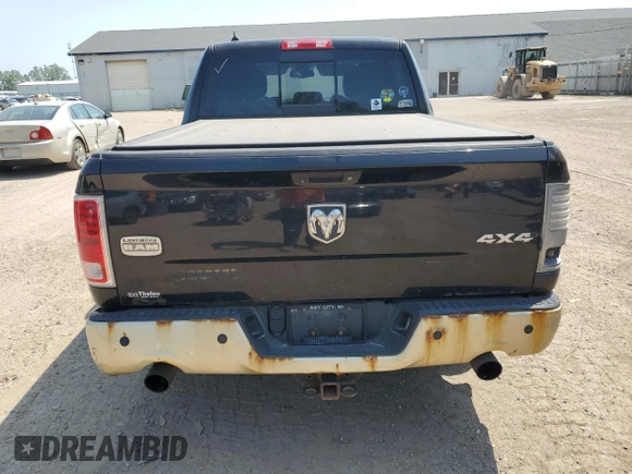 2013 Ram 1500 Laramie Longhorn with VIN 1C6RR7PT8DS522043, listed as a Copart auction lot 60427685 with 156,226 mi miles and Clean title. Bid and sale history available at DreamBid. Image 6.