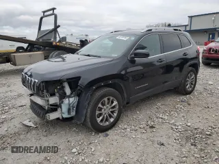 2019 Jeep Cherokee Latitude Plus with VIN 1C4PJMLX3KD127896, listed as a Copart auction lot 80769164 with 106,795 mi miles and Salvage Title. Bid and sale history available at carsss.com. Image 1.