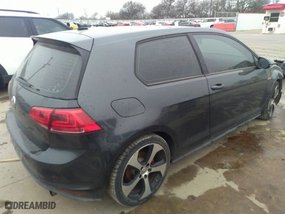 2015 Volkswagen Golf GTI S with VIN 3VWTT7AU5FM057828, listed as a IAAI auction lot 41543265 with 80,524 mi miles. Bid and sale history available at carsss.com. Image 4.