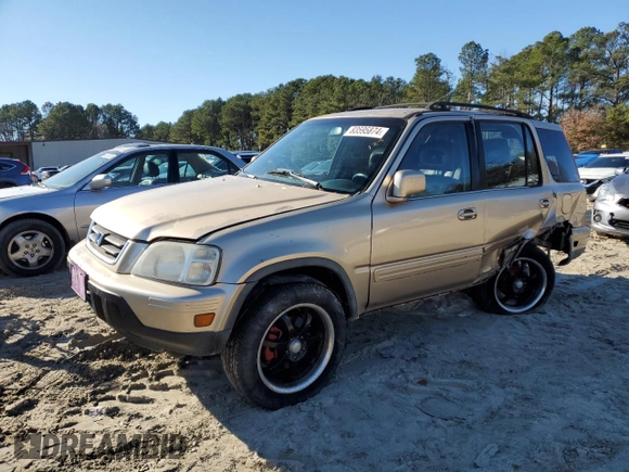 2000 Honda CR-V SE with VIN JHLRD1877YC048496, listed as a Copart auction lot 83595874 with 114,099 mi miles and Salvage Title. Bid and sale history available at carsss.com. Image 1.