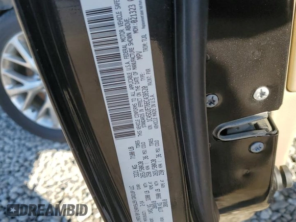 2014 Dodge Durango Citadel with VIN 1C4SDJET6EC438520, listed as a Copart auction lot 47929365 with Not Provided miles and Salvage Title. Bid and sale history available at DreamBid. Image 16.