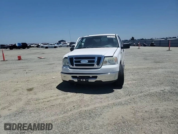 2008 Ford F-150 XL with VIN 1FTPX12548FC17360, listed as a Copart auction lot 61104765 with Not provided miles and Salvage title. Bid and sale history available at DreamBid. Image 13.