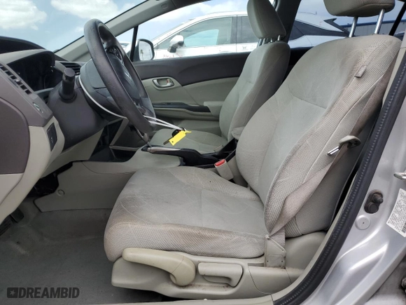 2012 Honda Civic Sdn LX with VIN 2HGFB2F54CH602694, listed as a Copart auction lot 51785635 with NaN miles and Salvage Title. Bid and sale history available at carsss.com. Image 7.