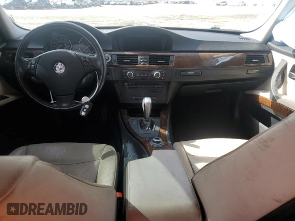 2009 BMW 3 Series 328i with VIN WBAPH77549NM45033, listed as a Copart auction lot 47750835 with 195,780 mi miles and Salvage Title. Bid and sale history available at carsss.com. Image 8.