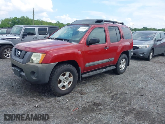 2005 Nissan Xterra S z VIN 5N1AN08W05C656764, wystawiony jako IAAI lot #42331404 z przebiegiem 144 575 mil mil oraz . Historia ofert i sprzedaży dostępna na DreamBid. Obrazek 2.