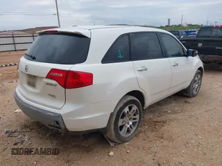 2007 Acura MDX with VIN 2HNYD282X7H512437, listed as a IAAI auction lot 42172436 with 445,273 mi miles. Bid and sale history available at carsss.com. Image 4.