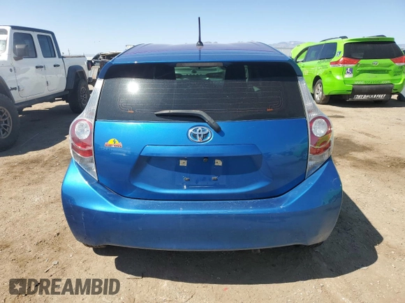 2014 Toyota Prius One with VIN JTDKDTB39E1566018, listed as a Copart auction lot 52760225 with 157,077 mi miles and Salvage Title. Bid and sale history available at DreamBid. Image 6.