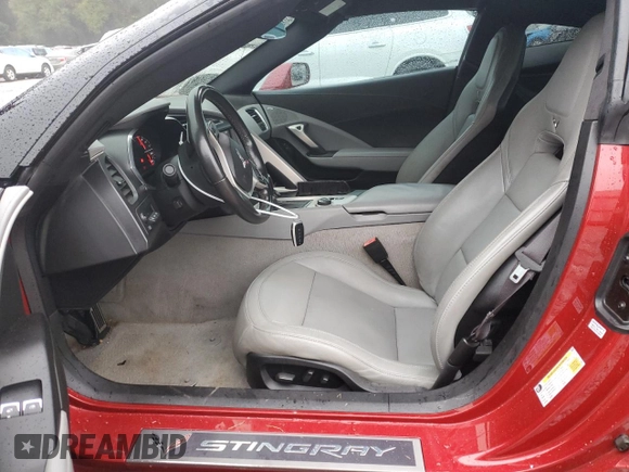 2014 Chevrolet Corvette Z51 3LT with VIN 1G1YM2D7XE5116853, listed as a Copart auction lot 88079395 with 59,816 mi miles and Salvage title. Bid and sale history available at DreamBid. Image 7.