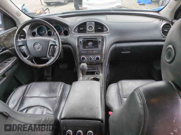 2014 Buick Enclave Leather with VIN 5GAKVBKD0EJ350057, listed as a Copart auction lot 54320885 with 183,780 mi miles and Salvage Title. Bid and sale history available at DreamBid. Image 8.