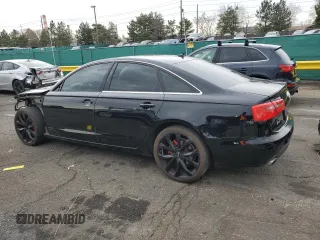 2013 Audi A6 2.0T Premium Plus with VIN WAUGFAFC1DN055728, listed as a Copart auction lot 51022255 with 97,113 mi miles and Salvage Title. Bid and sale history available at carsss.com. Image 2.